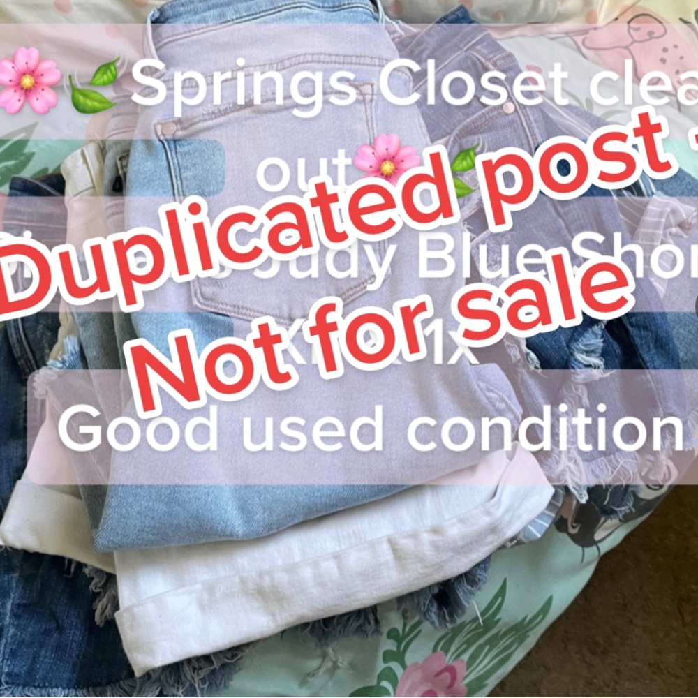 Lot of 6 pairs of pre owned Judy Blue Shorts (Black is new w/tags) XL (one 1X)